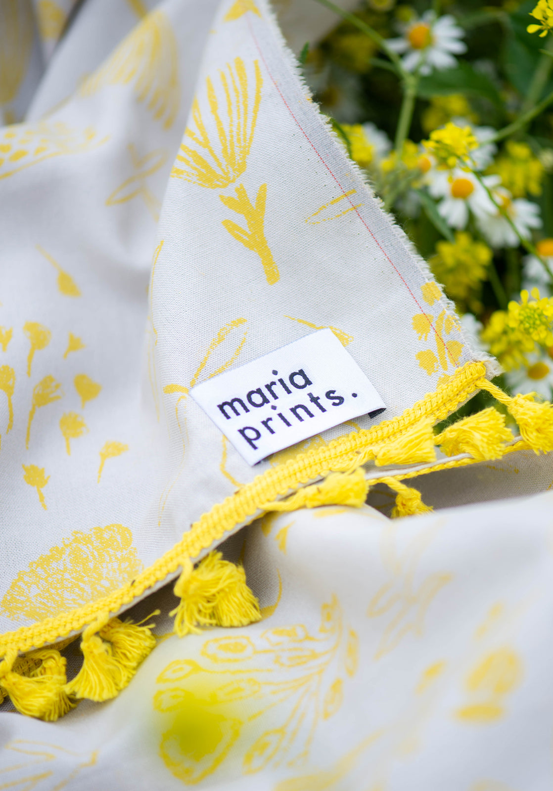 Paño Amapolas amarillo
