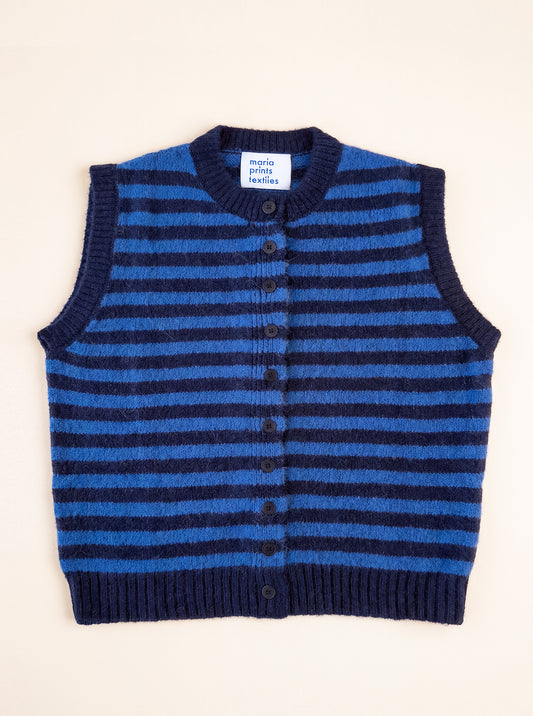 Vest sin mangas Azul