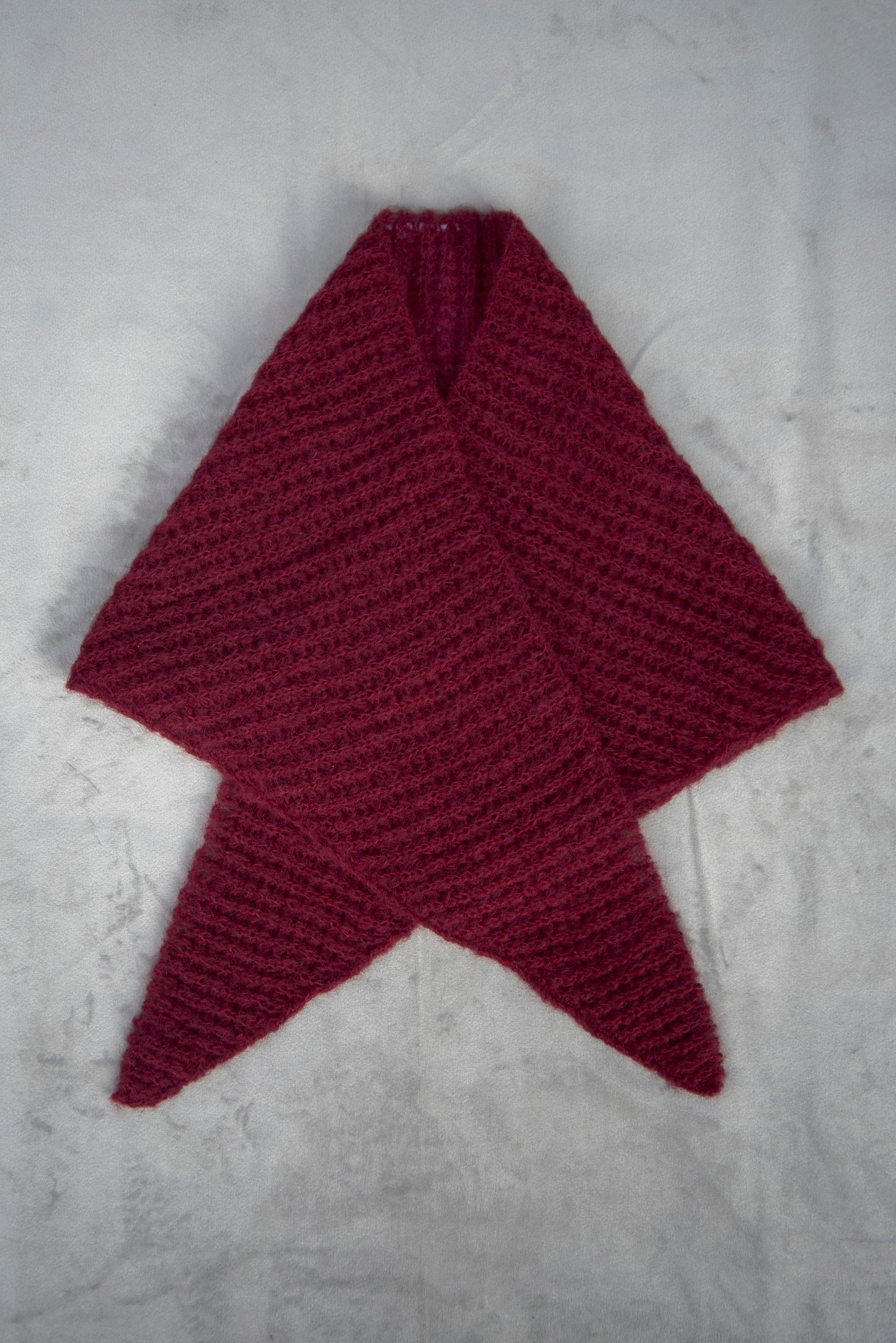 Bandana alpaca Burdeo