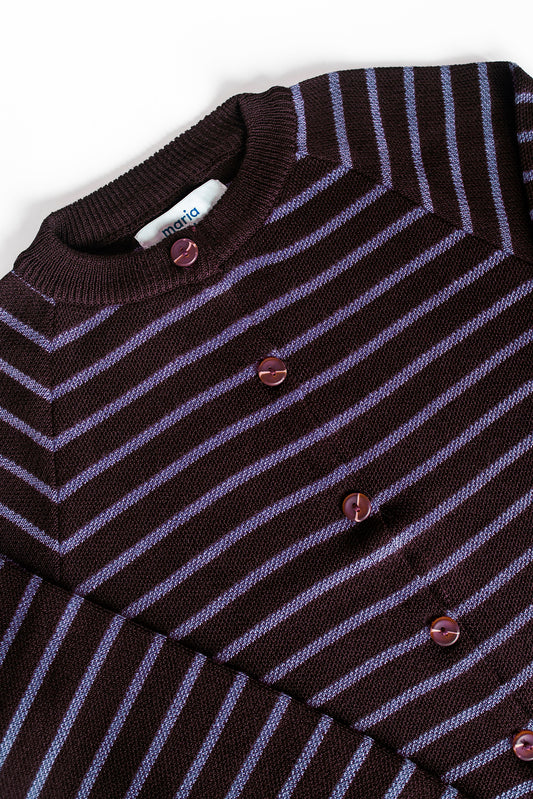 Cardigan rayas Chocolate