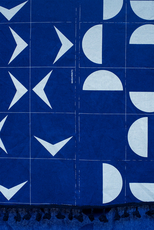 Paño geometrico Azul