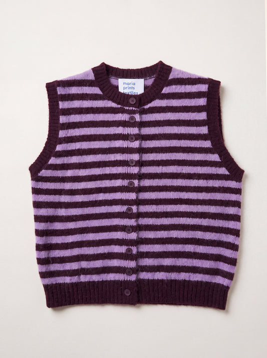 Vest sin mangas Ciruela lila