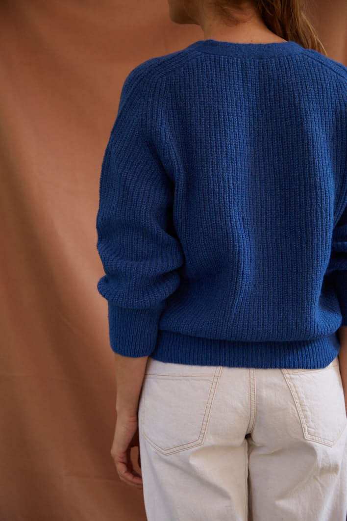 Cardigan Azul