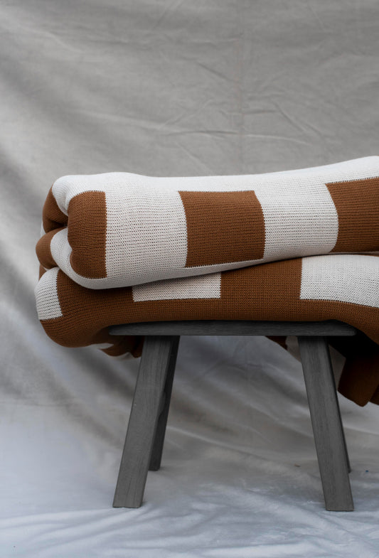 Manta Cuadrille camel