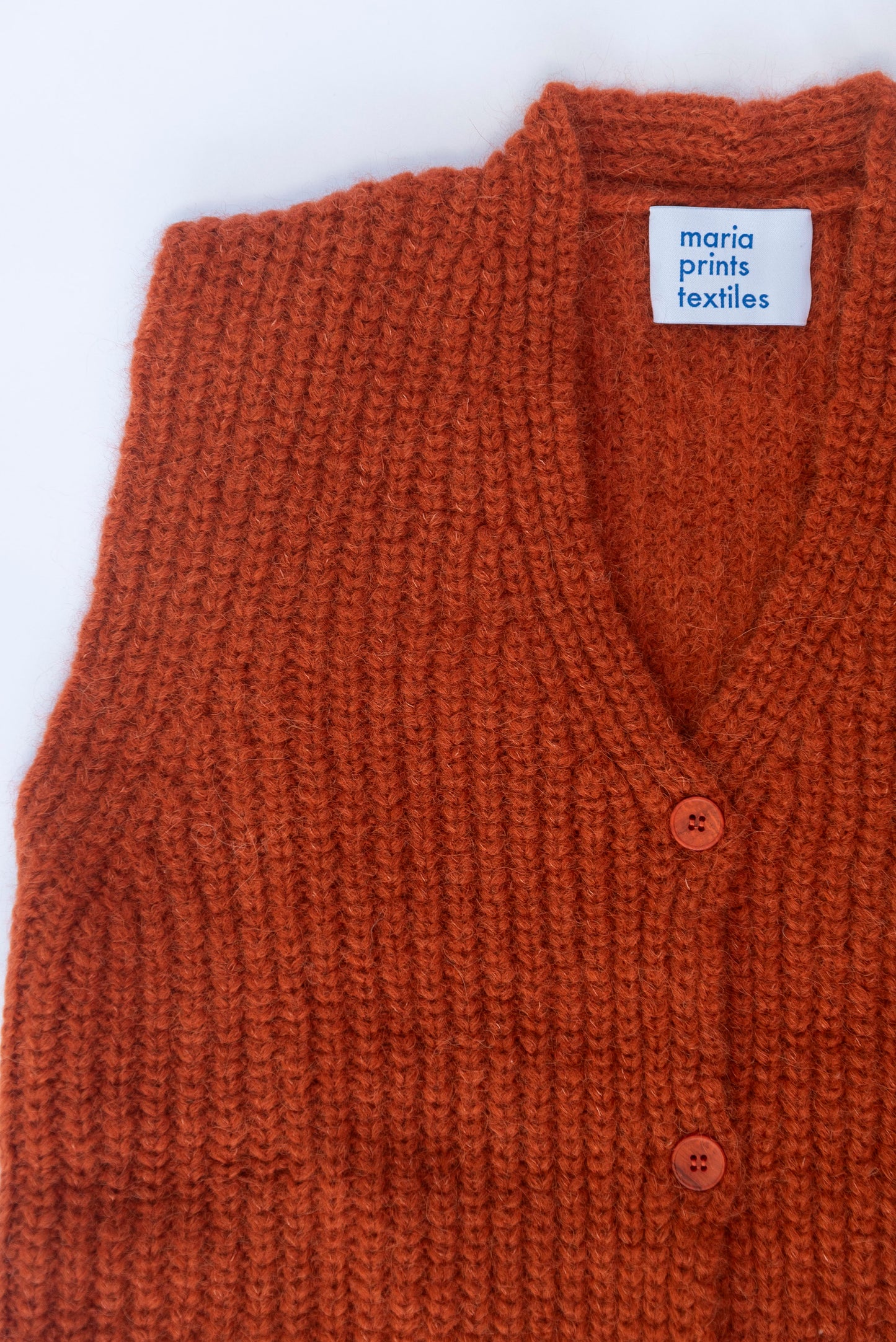 Cardigan sin mangas Mandarina