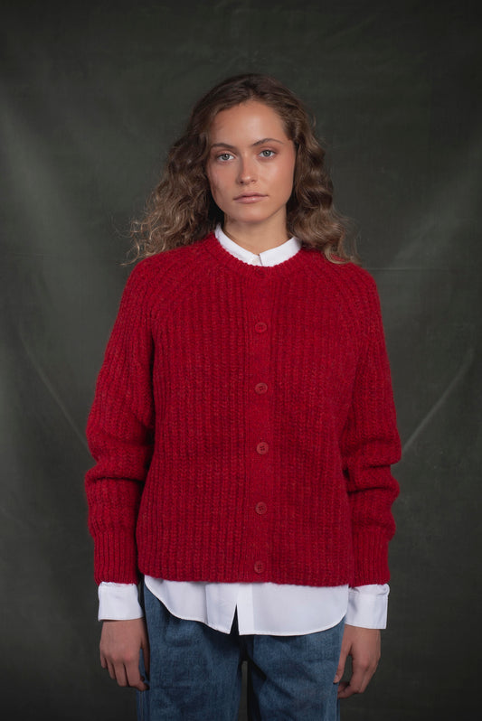 Cardigan rojo Cereza