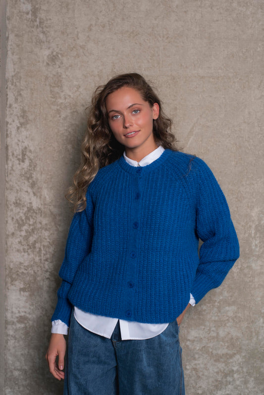 Cardigan Azul cobalto