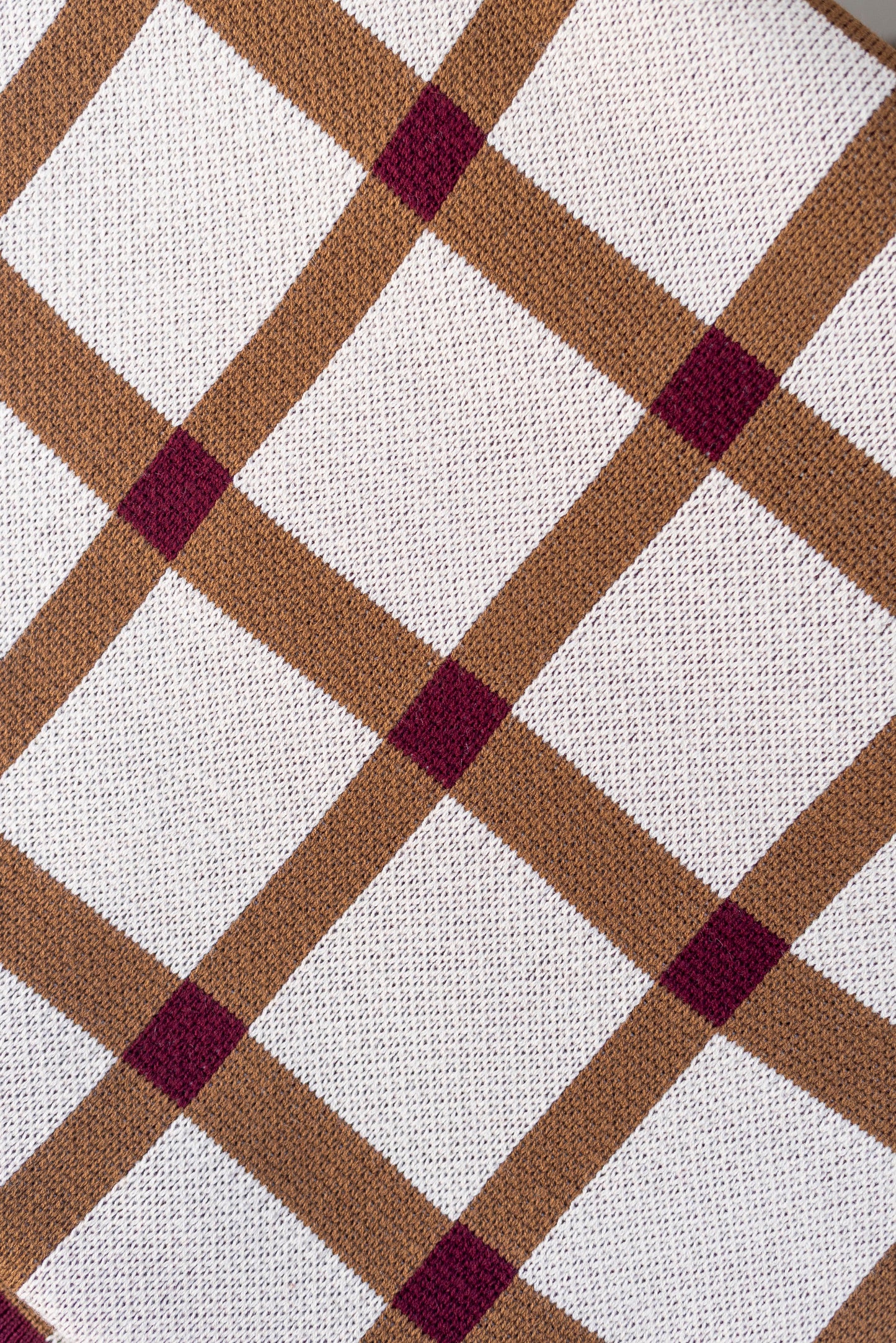 Manta Cuadrillé Arena y camel