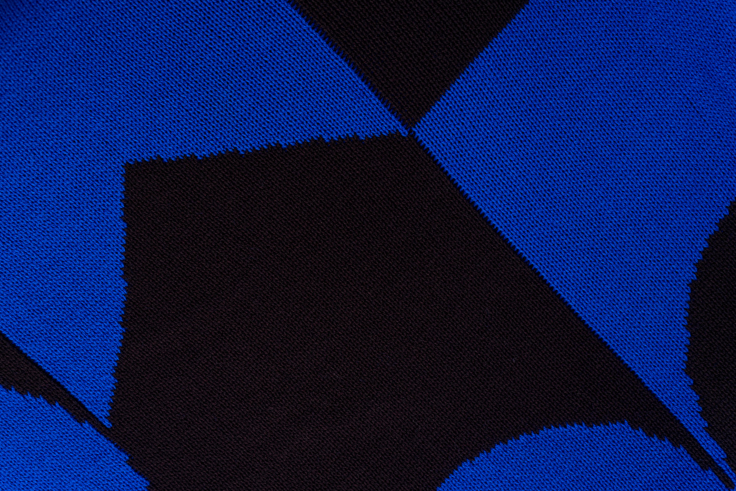 Manta Media Luna azulino y cafe oscuro