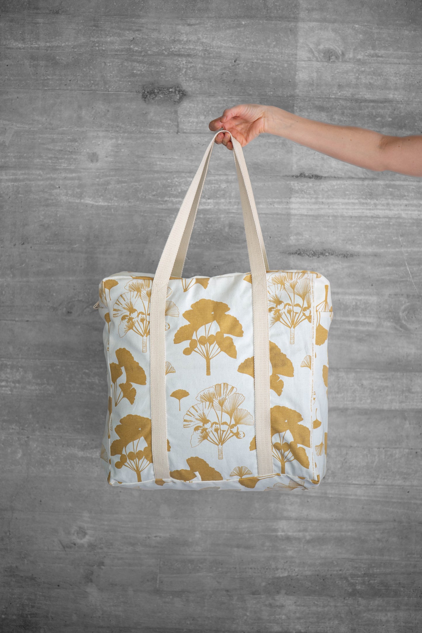 Bolso Maletin hojas ginko