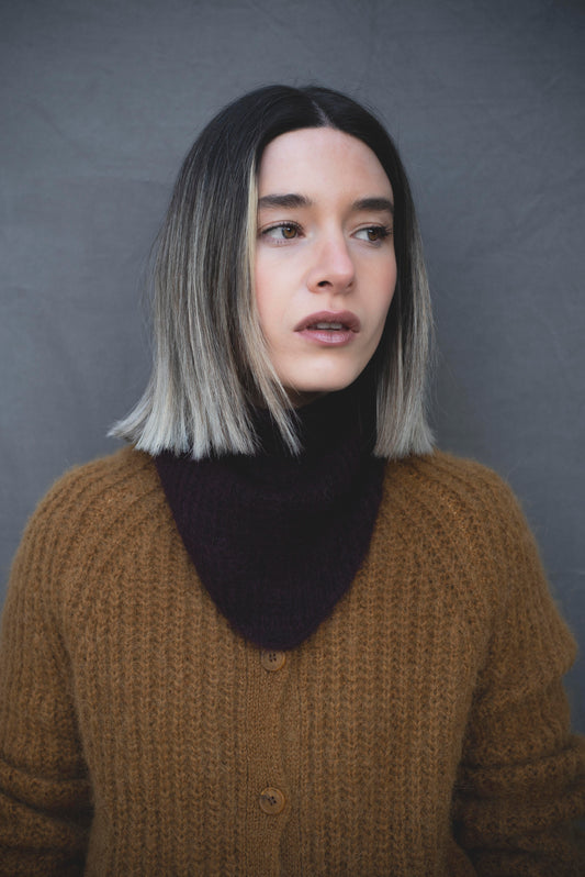 Bandana alpaca Ciruela