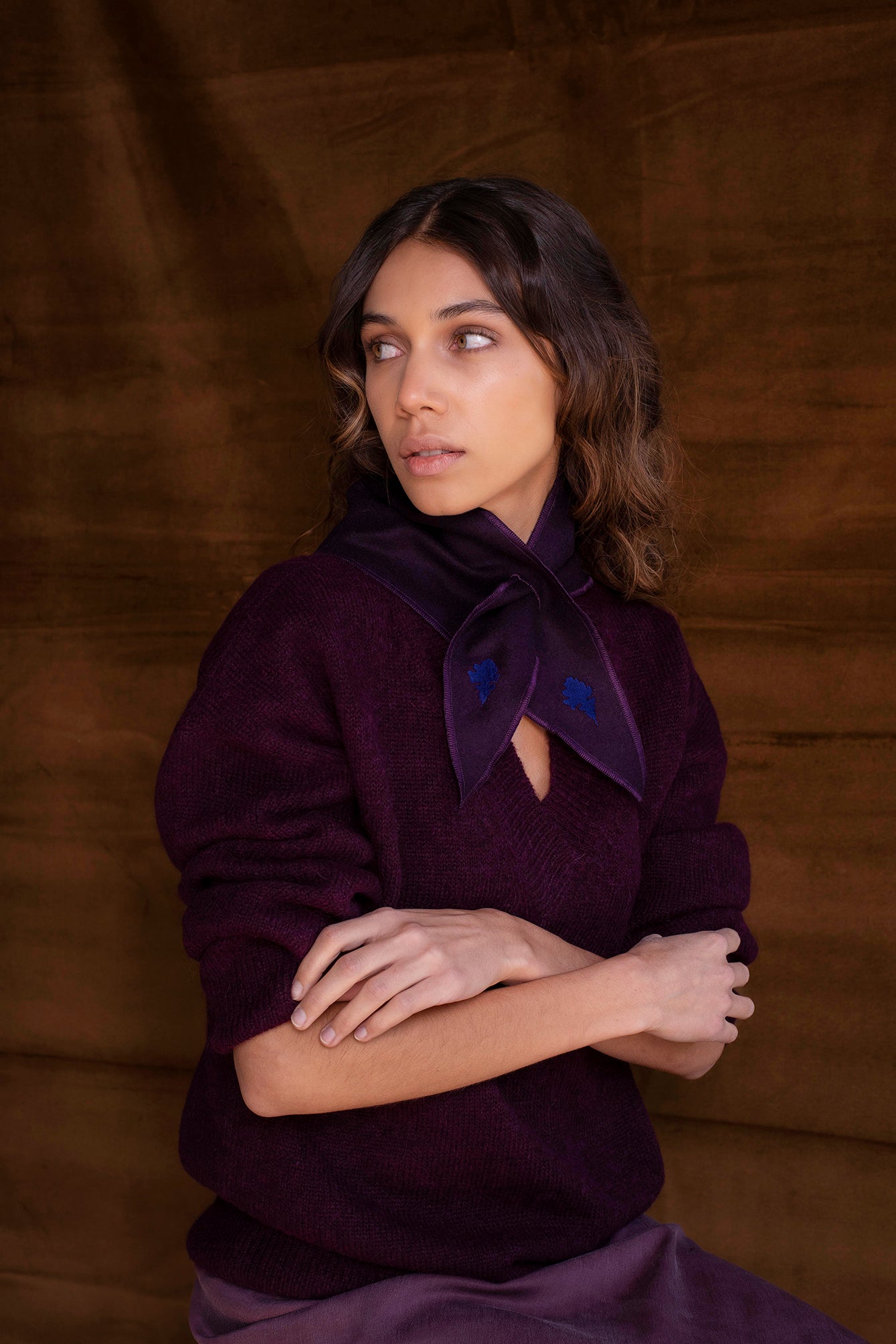 Pañoleta morada