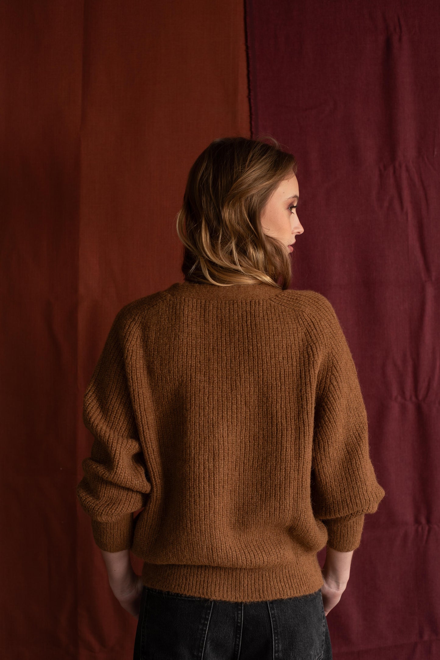 Cardigan Camel