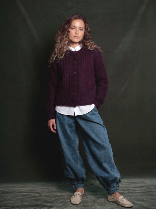 Cardigan Arándano