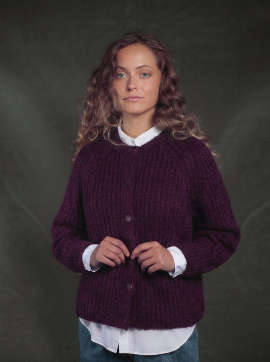 Cardigan Arándano