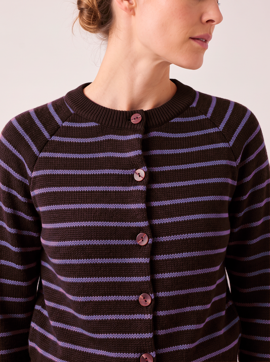 Cardigan rayas Chocolate
