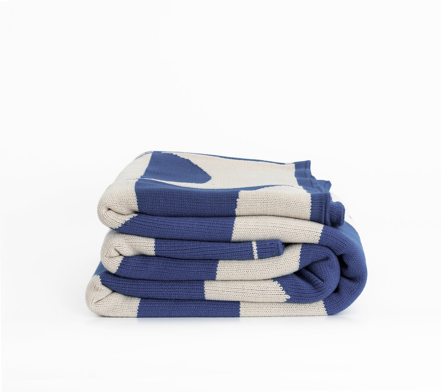 Manta Media Luna azul