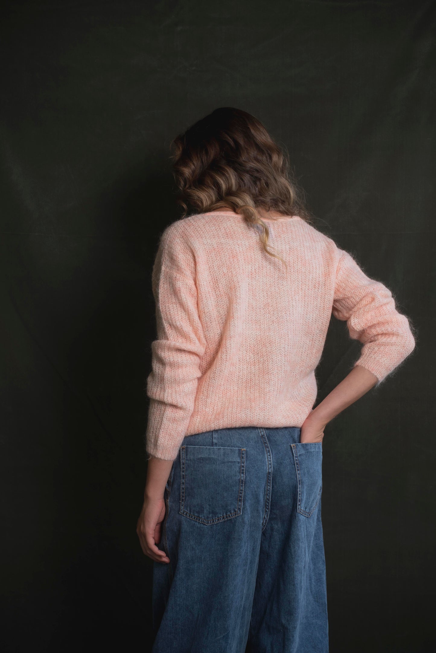 Cardigan liviano Rosa