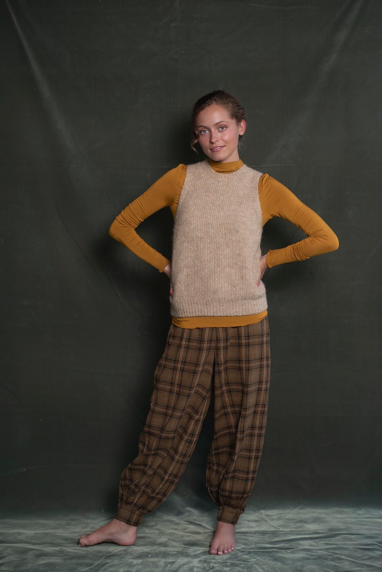 Sweater sin mangas Avena