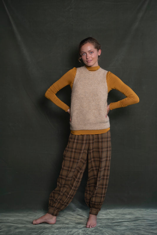 Sweater sin mangas Avena