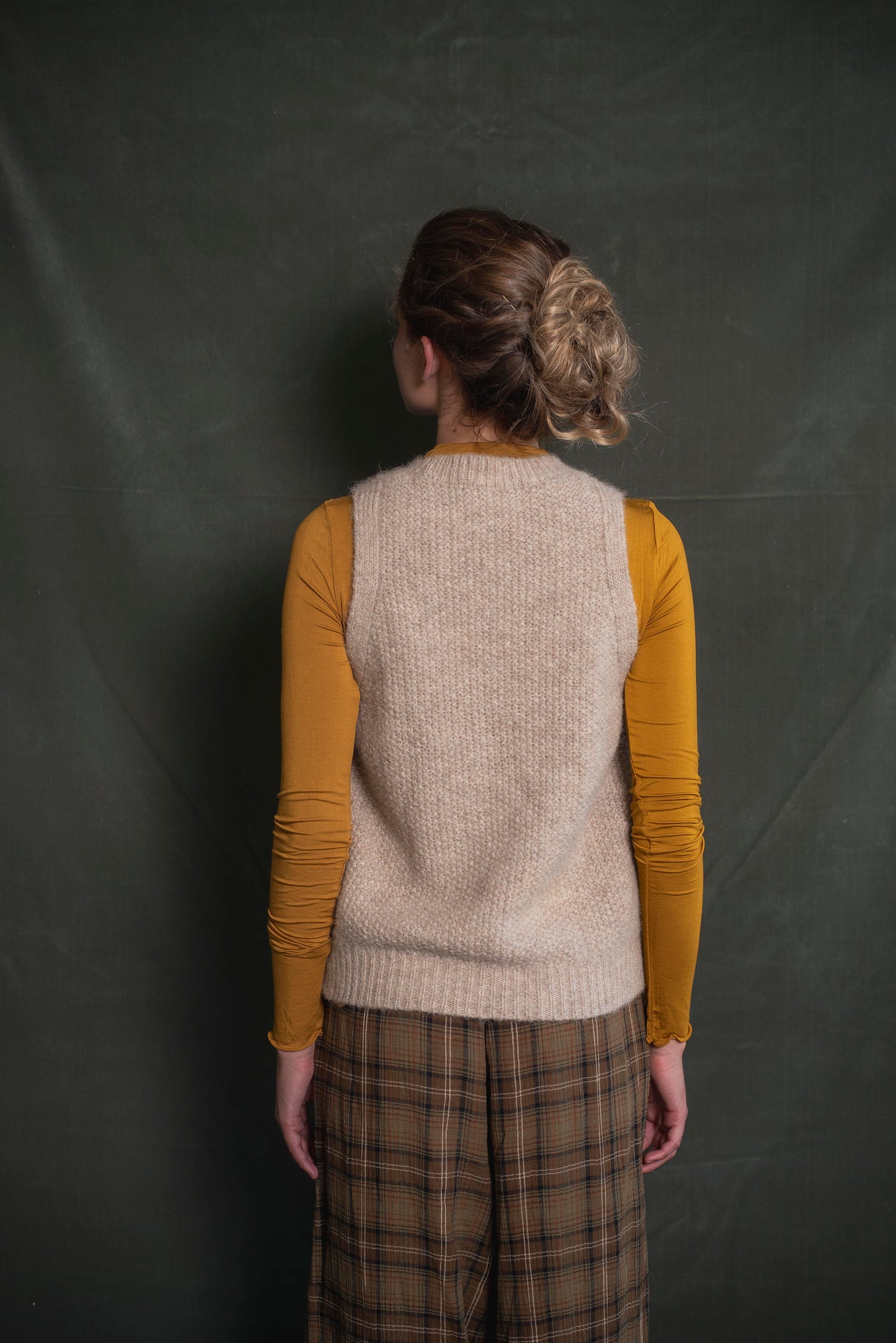 Sweater sin mangas Avena