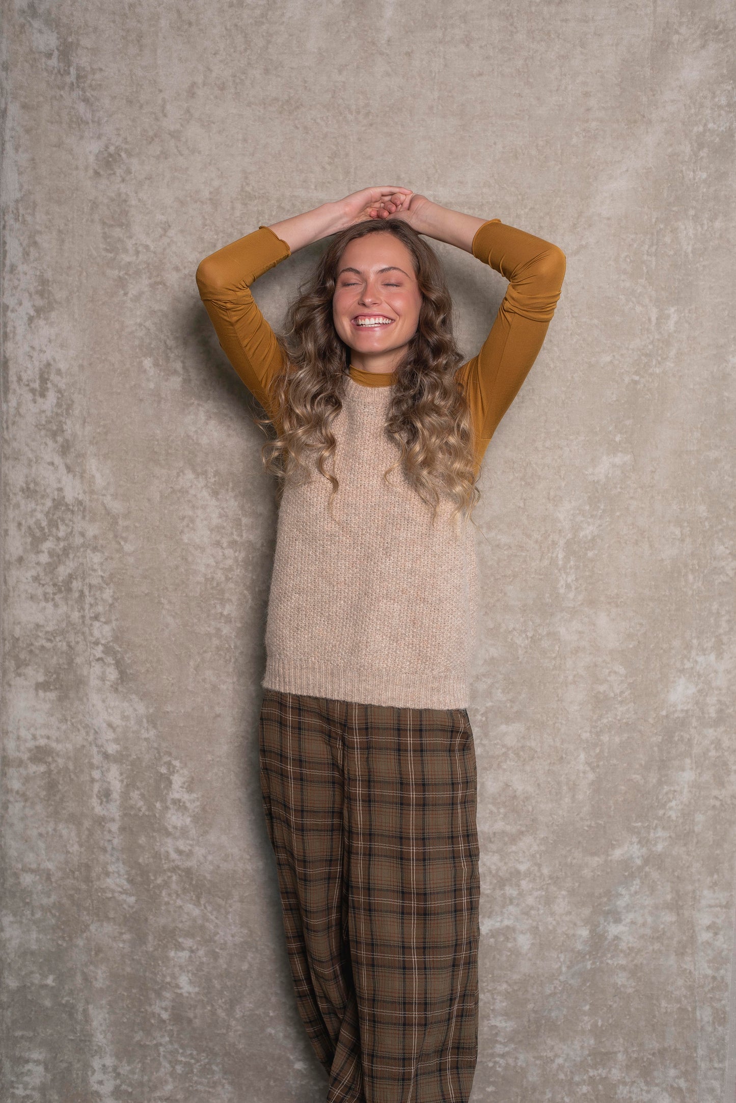 Sweater sin mangas Avena