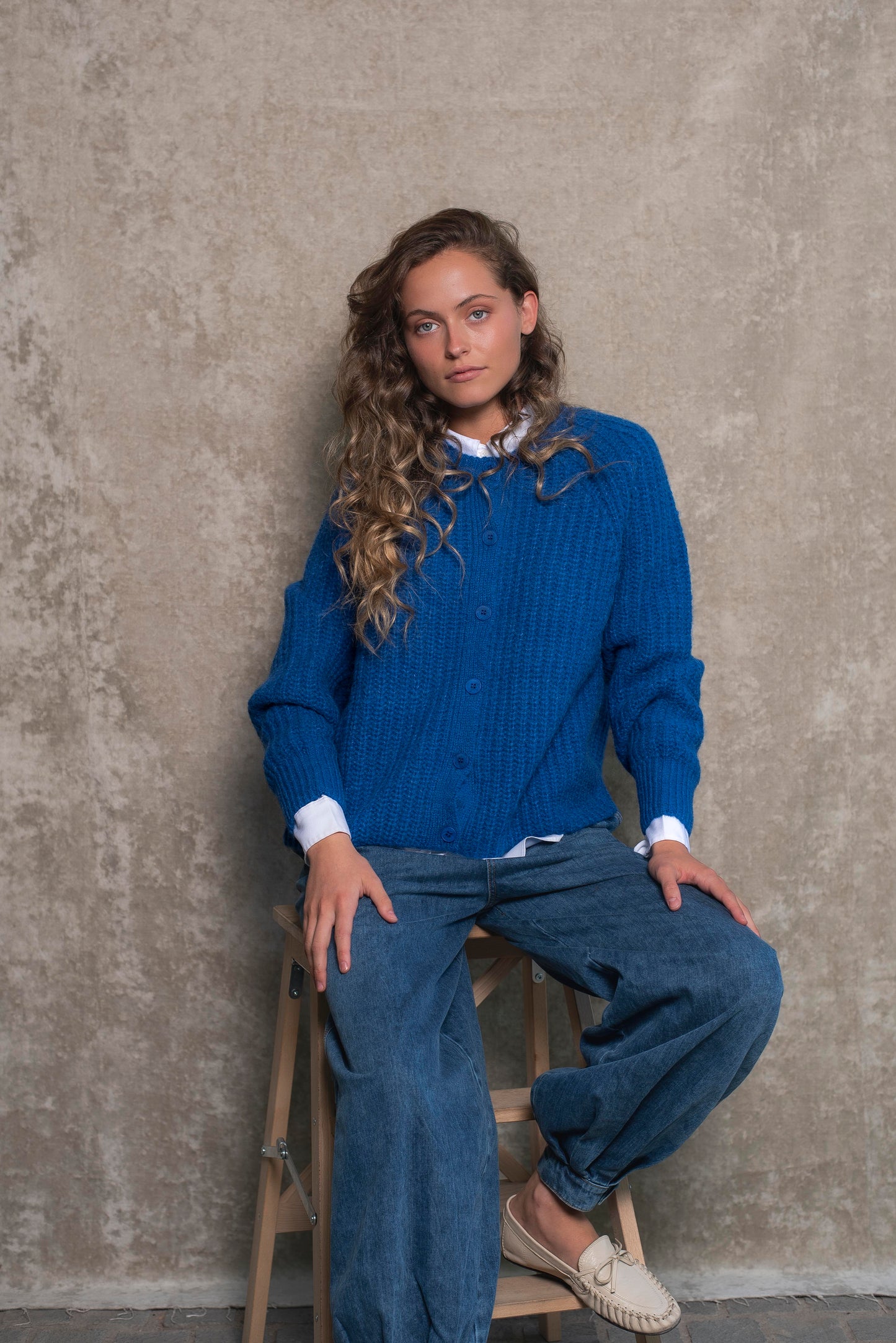 Cardigan Azul cobalto