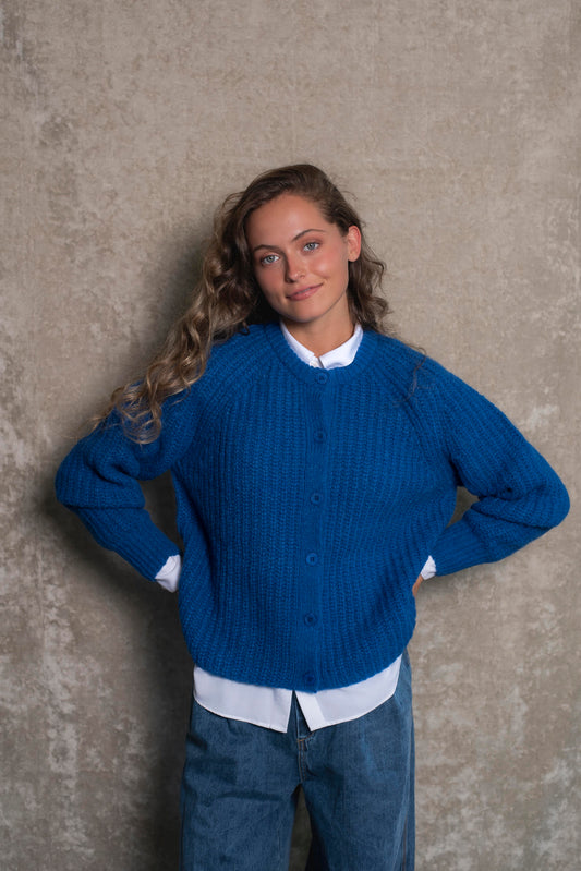 Cardigan Azul cobalto