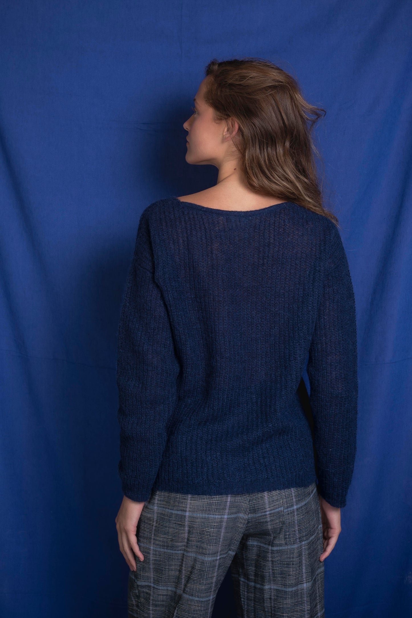 Cardigan liviano Azul marino
