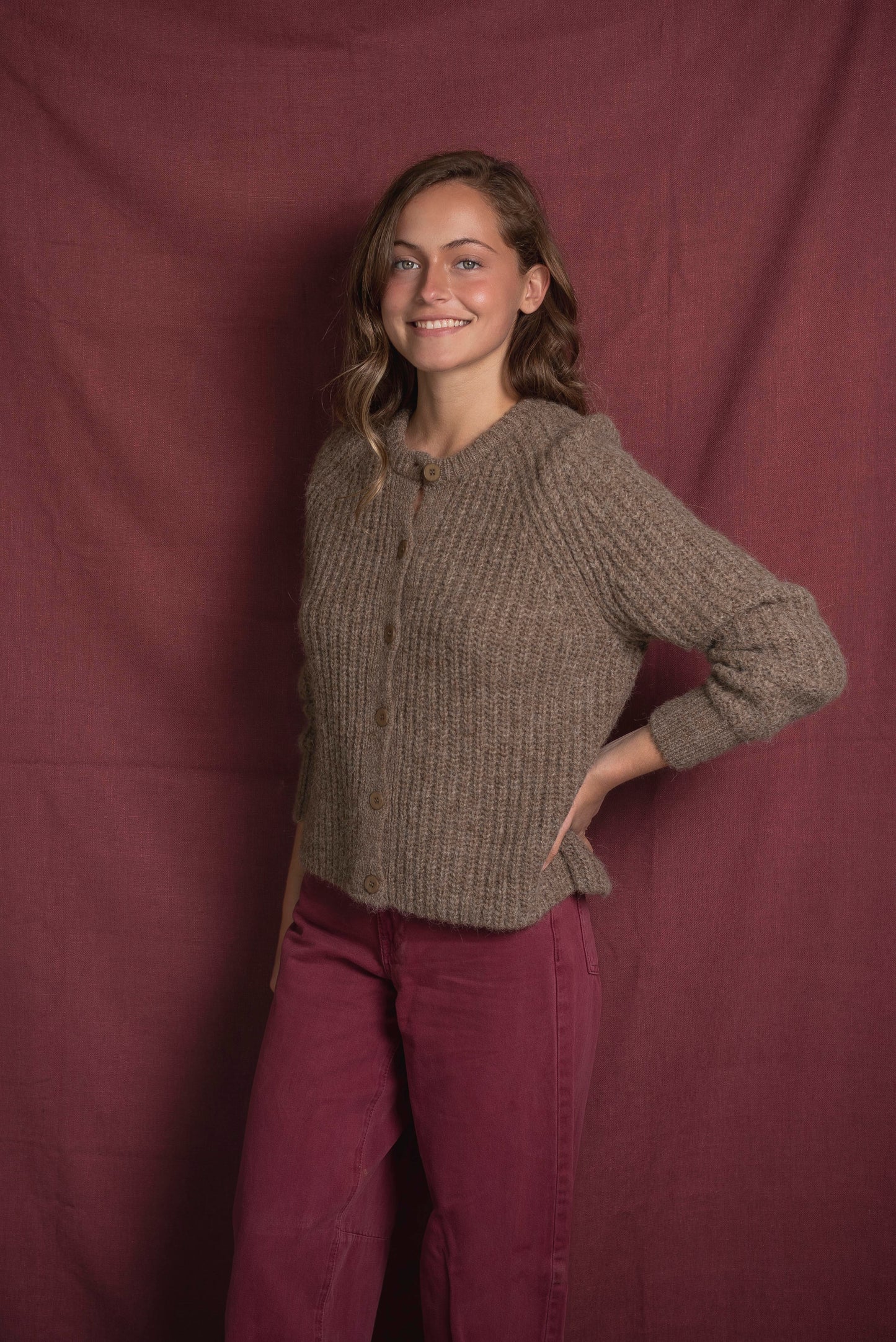 Cardigan Taupe