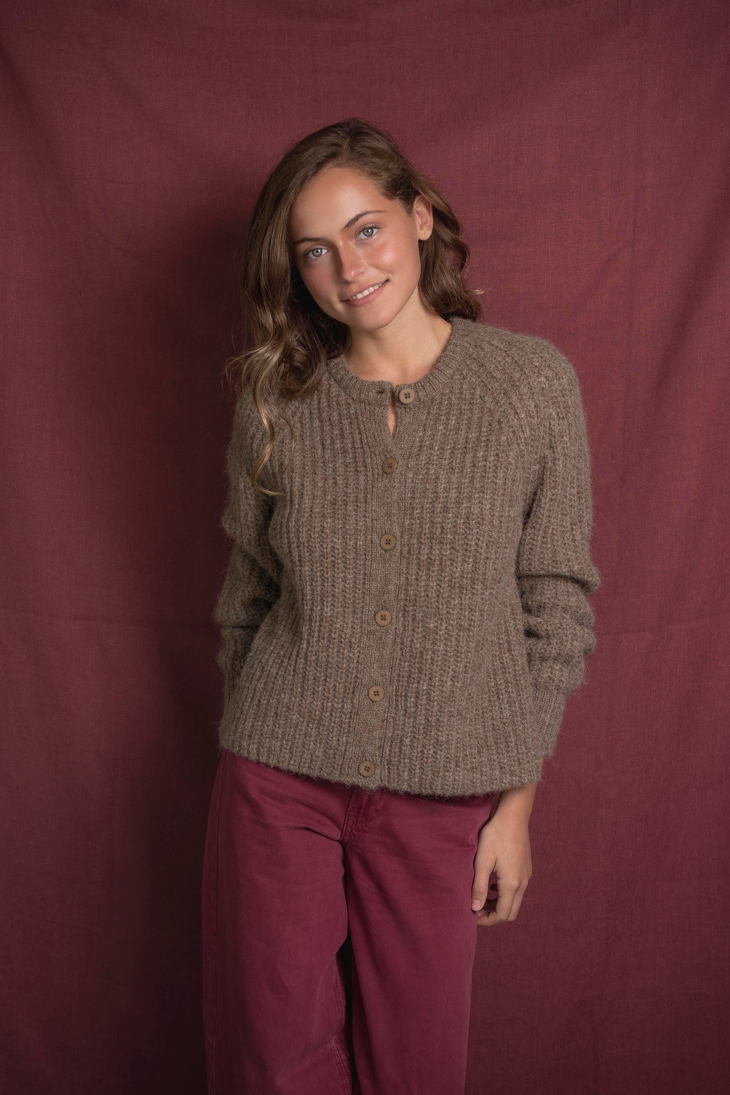 Cardigan Taupe