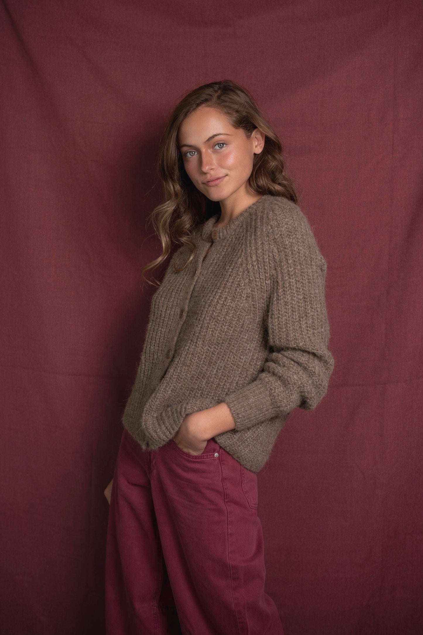 Cardigan Taupe