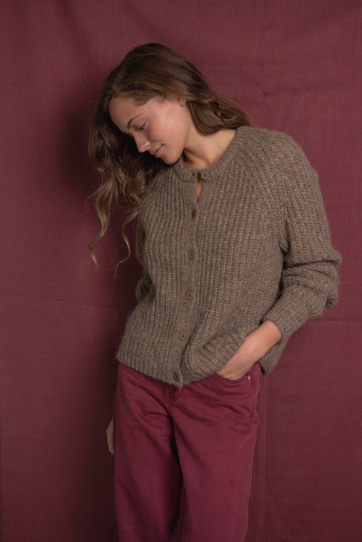 Cardigan Taupe
