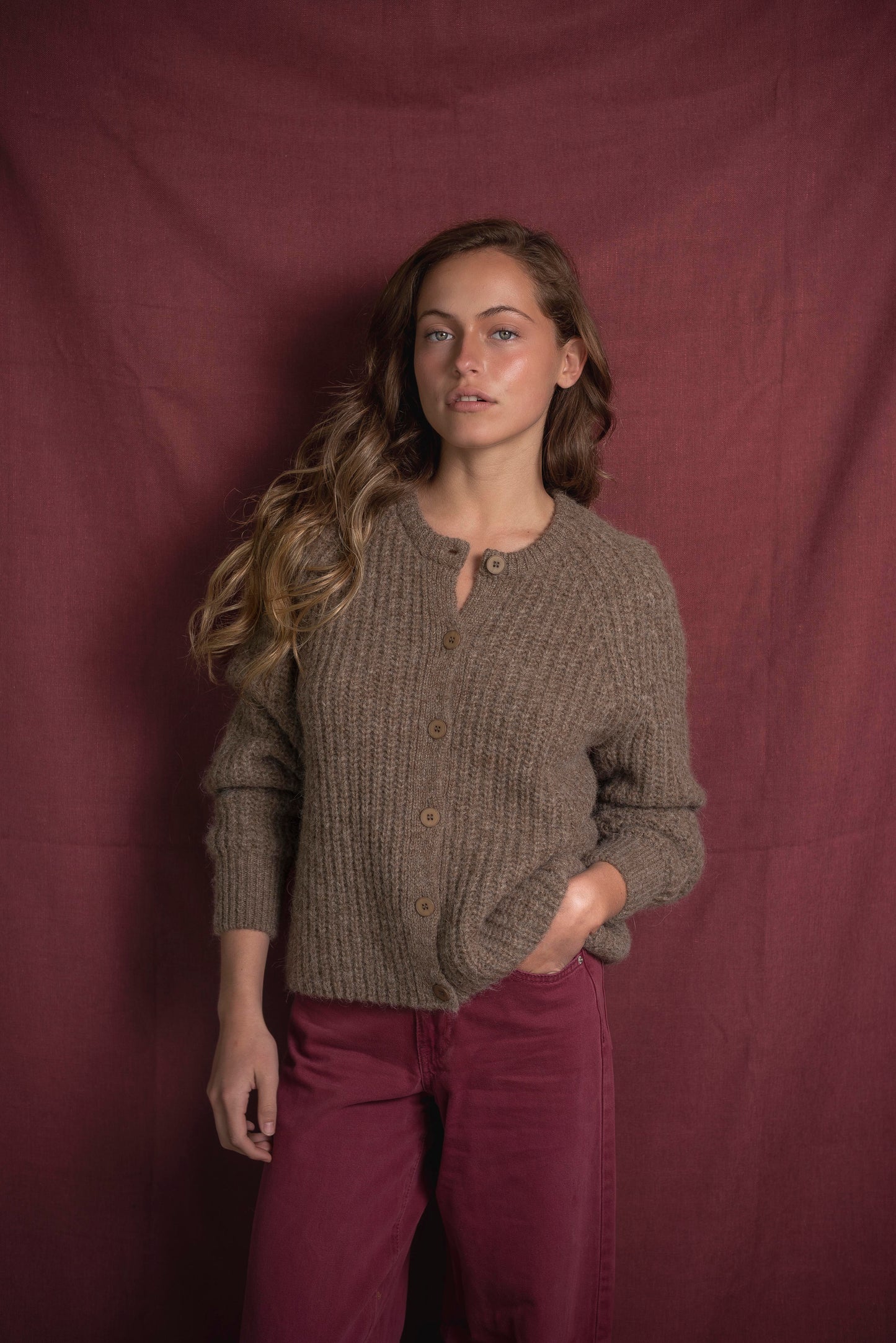 Cardigan Taupe