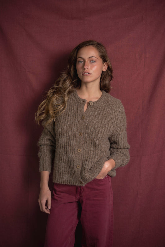 Cardigan Taupe
