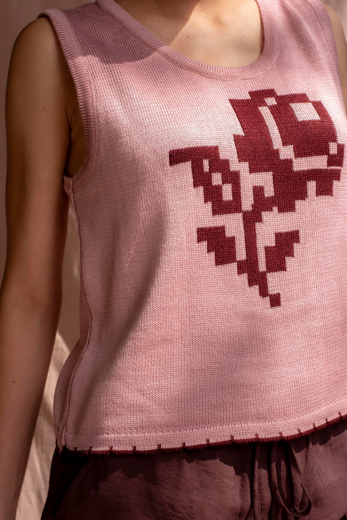 Polera Rosa palo rosa