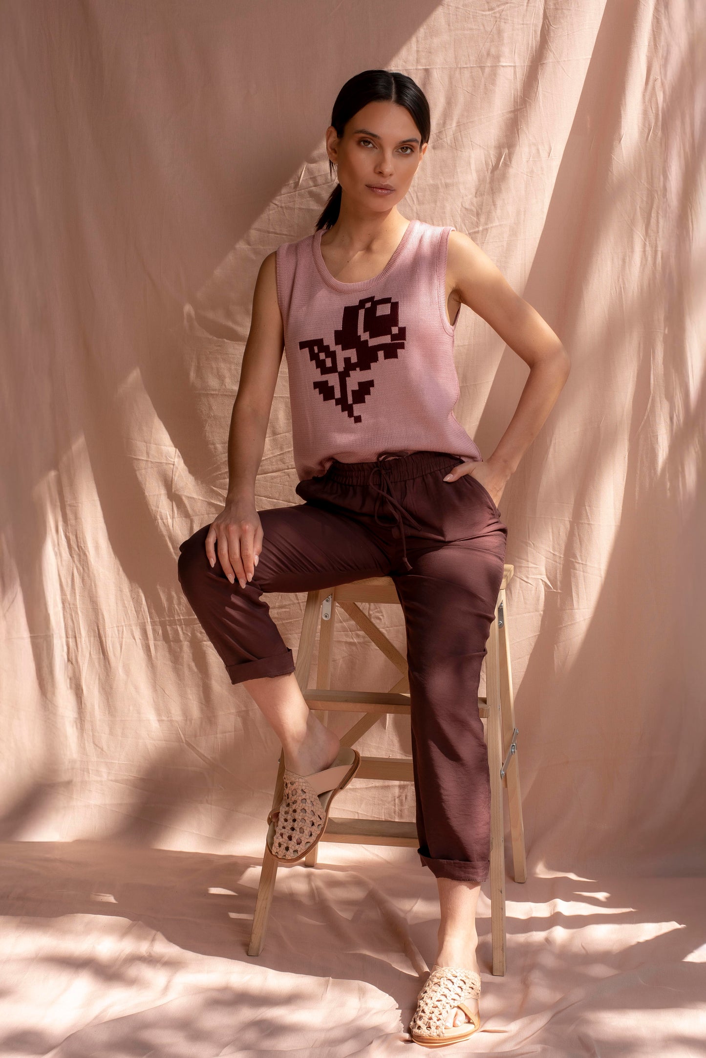 Polera Rosa palo rosa