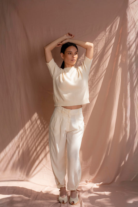 Polera manga corta Cruda