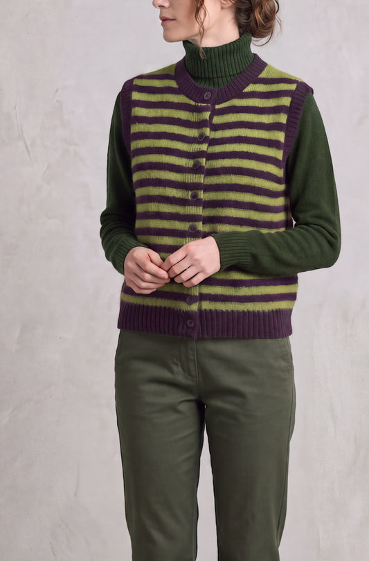 Vest sin mangas Pistacho