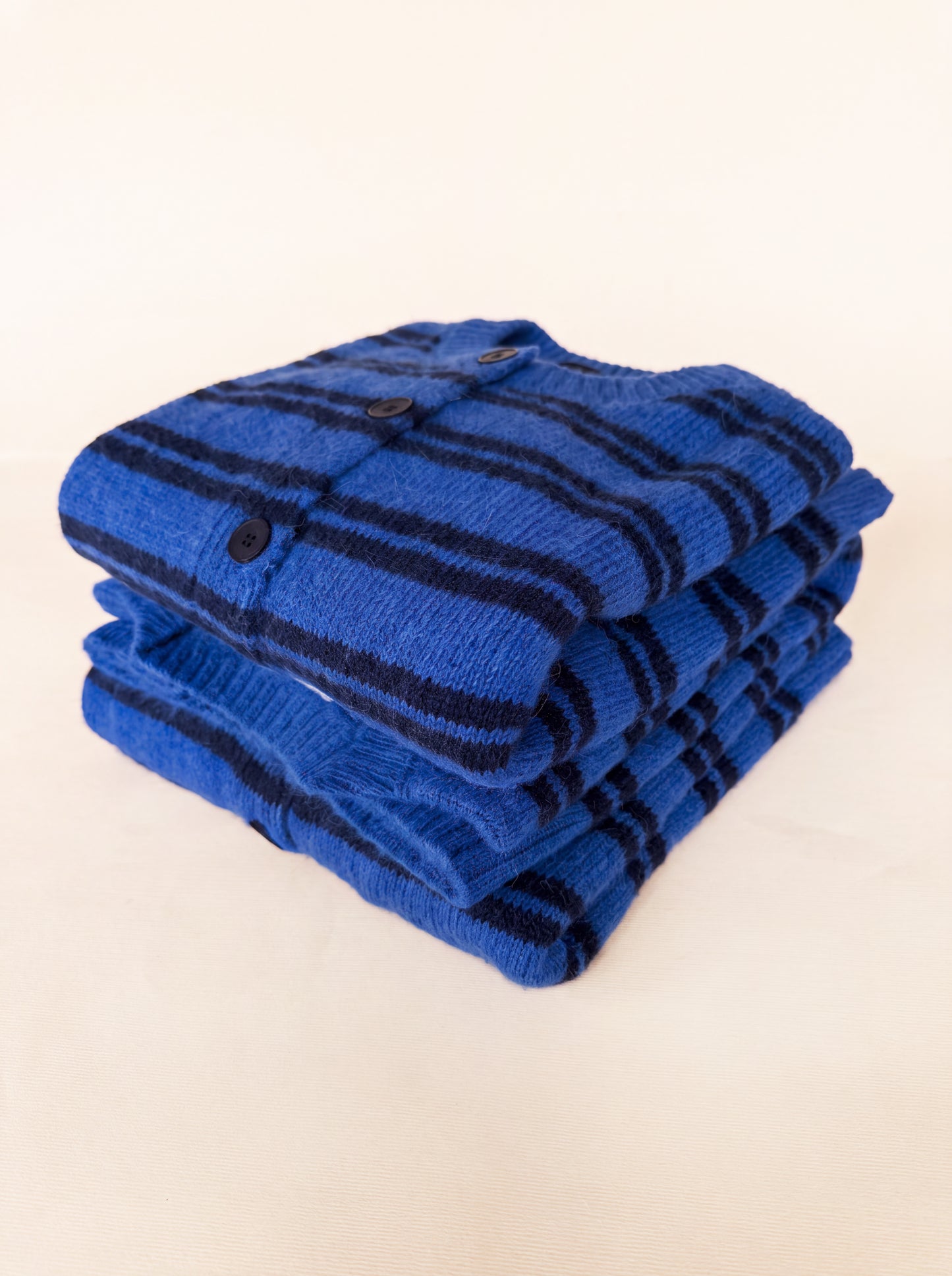 Cardigan rayas Azul cobalto