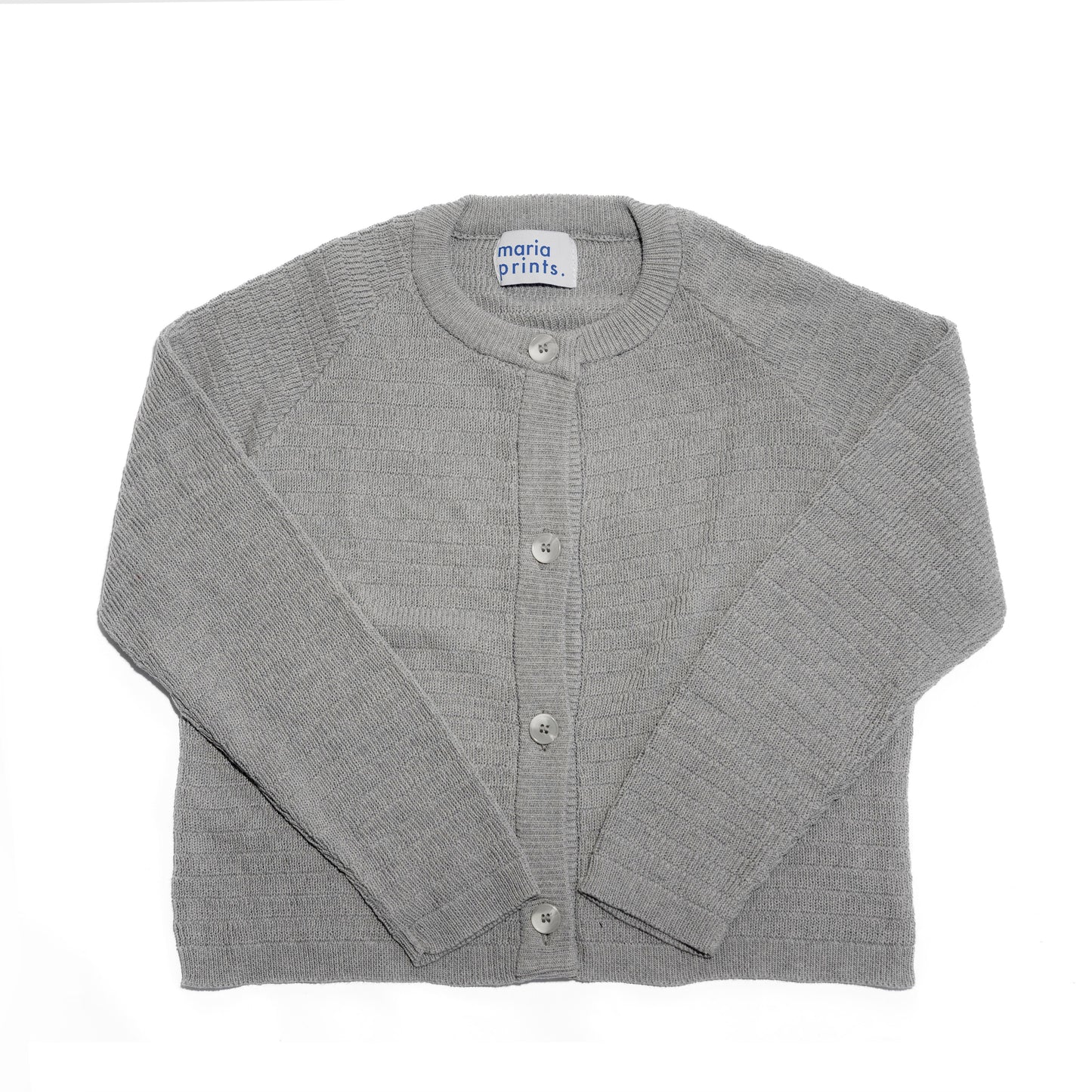 Cardigan algodón gris