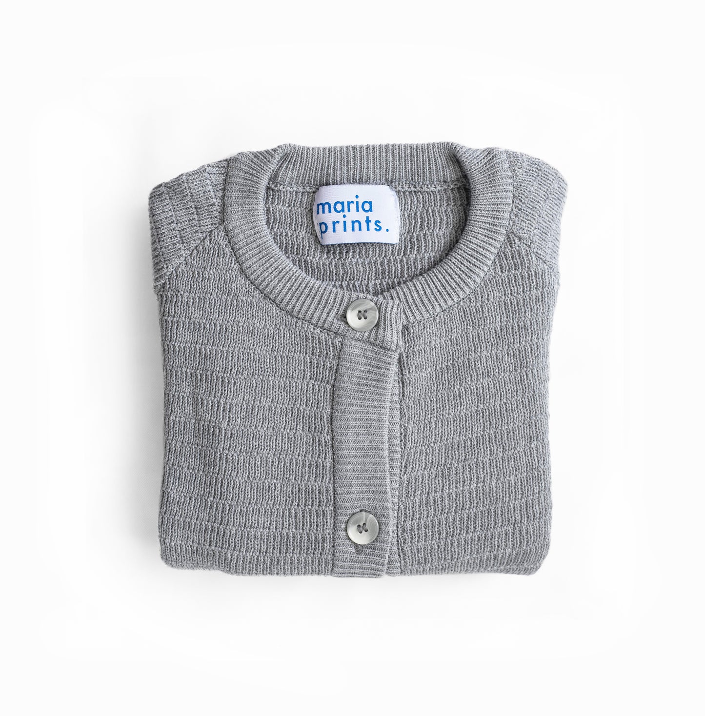 Cardigan algodón gris