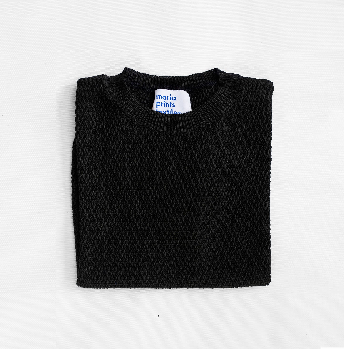 Polera manga corta negra